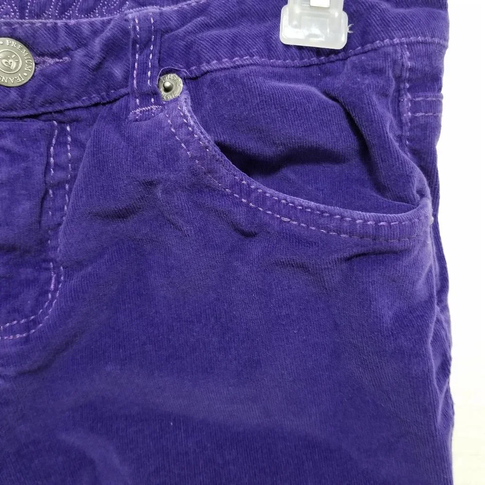 Justice pants 16 1/2 corduroy skinny stretch cords